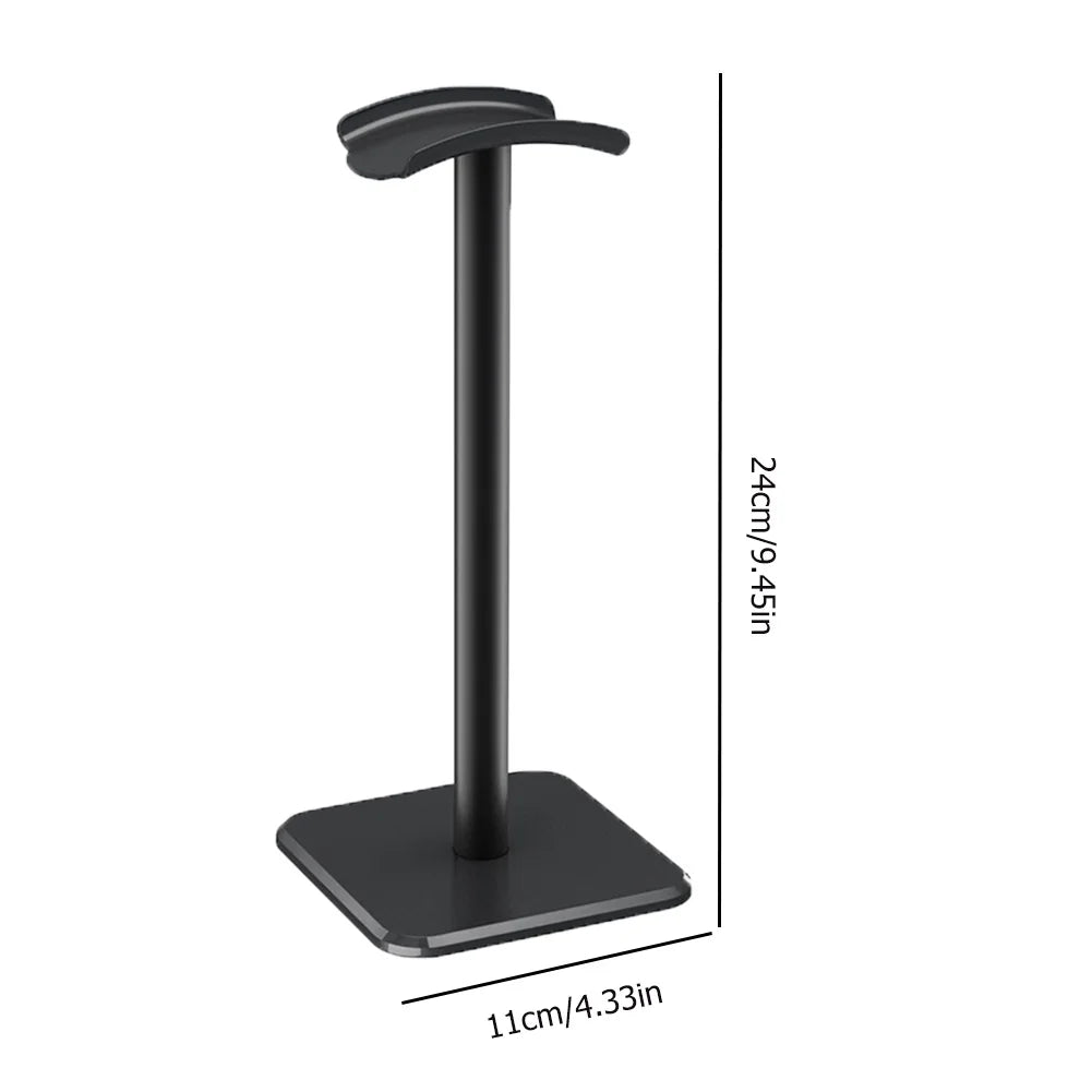 Headphone Holder Rack Aluminium Alloy Headset Stand Space Saving Desktop Organizer Earphone Hanger Gaming Headset Support Stand