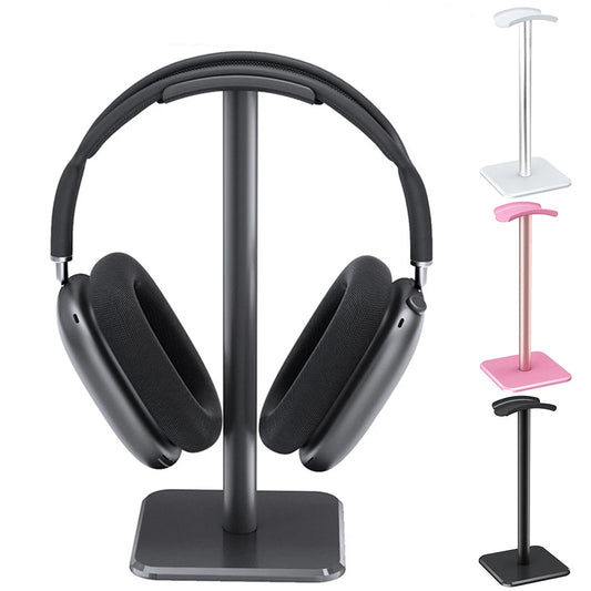 Headphone Holder Rack Aluminium Alloy Headset Stand Space Saving Desktop Organizer Earphone Hanger Gaming Headset Support Stand