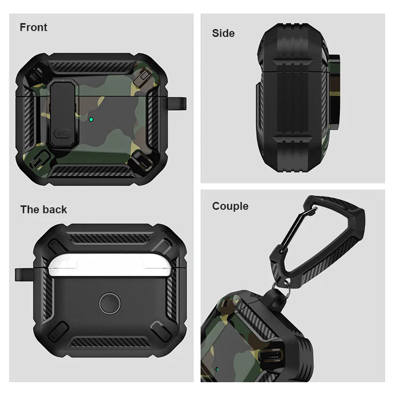 For Airpods Pro 2 Case for Airpods 3 Pro 2 1 Pro2 USB C 2Nd 3Rd Gen Case Switch Cover Plastic Case Air Pods Pro Headphone Funda